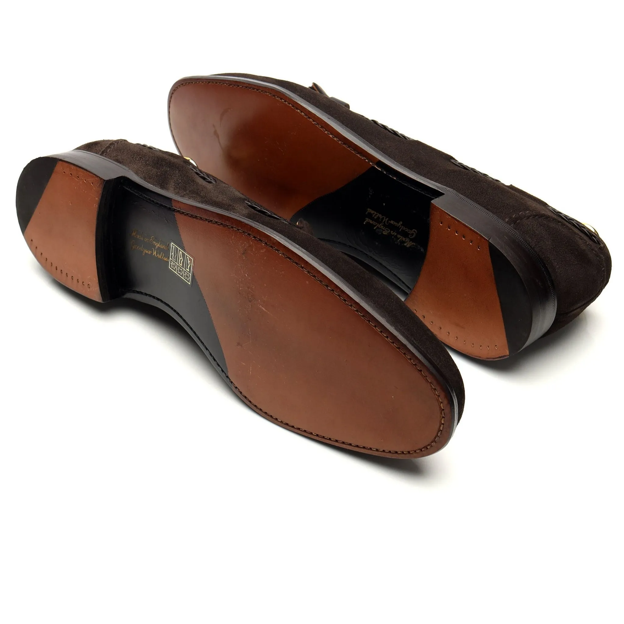 'Matisse' Dark Brown Suede Tassel Loafer UK 12 F