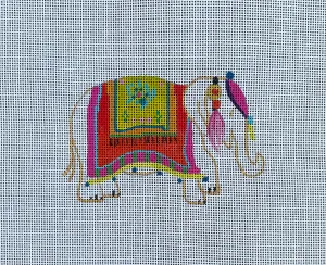 MC479 elephant w pink tassel