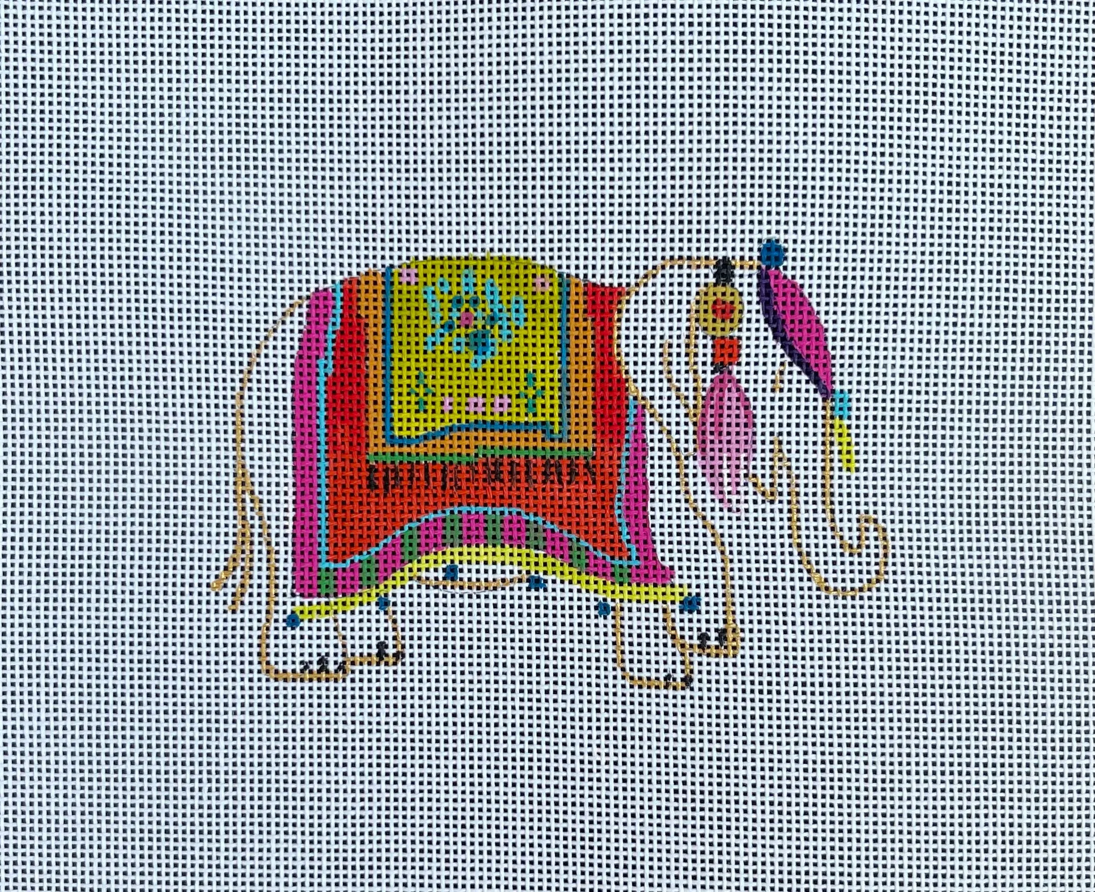 MC479 elephant w pink tassel