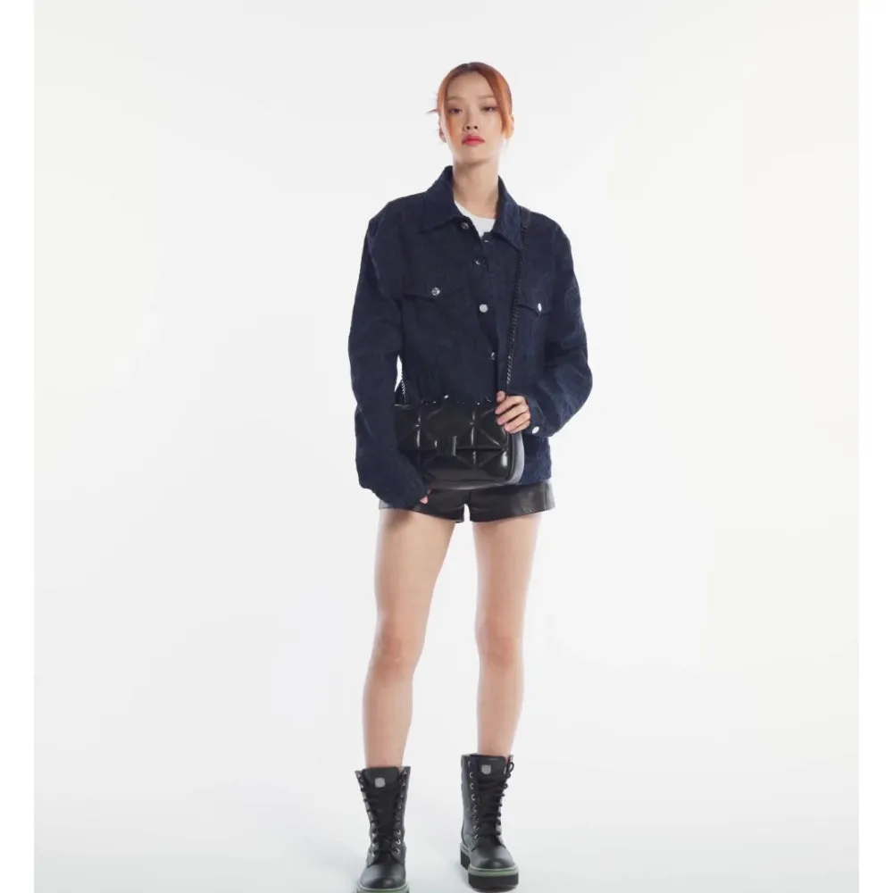 MCM Travia Shoulder Bag in Cloud Quilted Leather