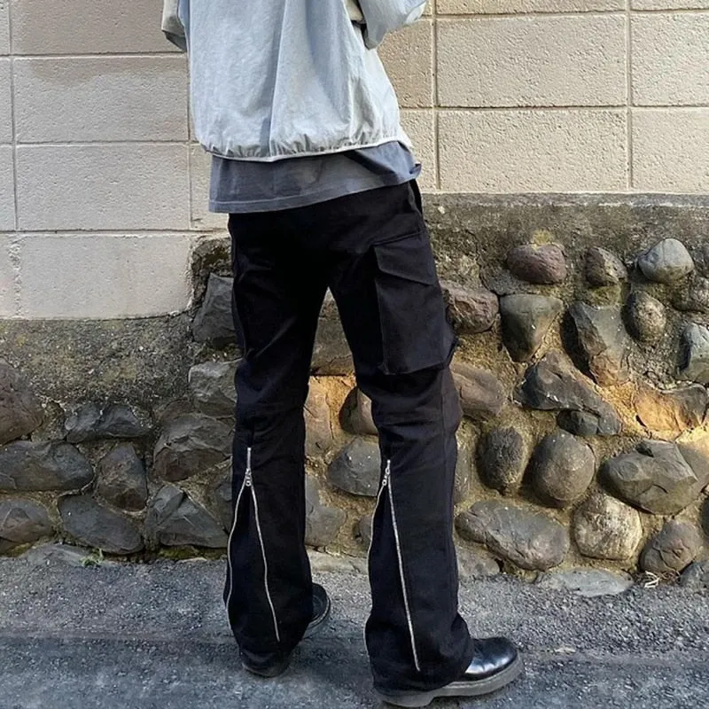 Men and Women Streetwear Cargo Pants Baggy Retro Trousers