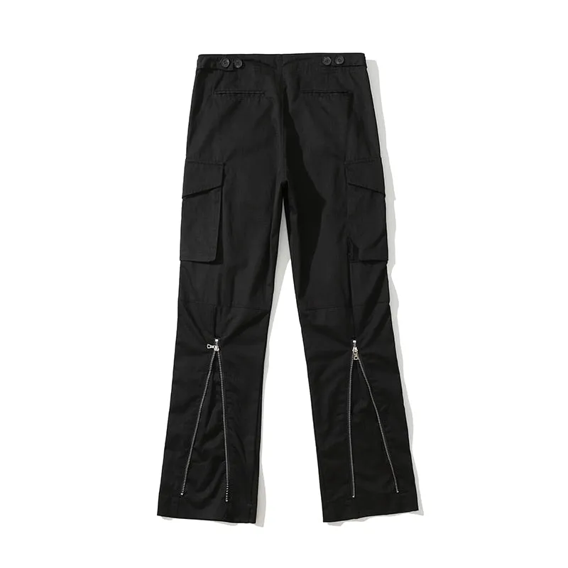 Men and Women Streetwear Cargo Pants Baggy Retro Trousers