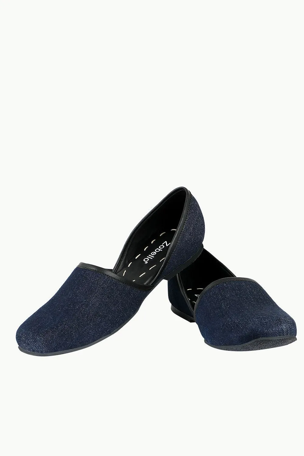 Mens Denim Navy Juttis
