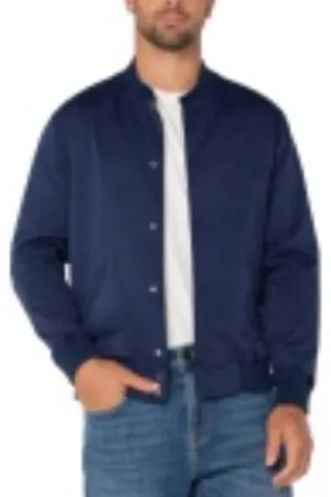 Men's Snap Closure Bomber
