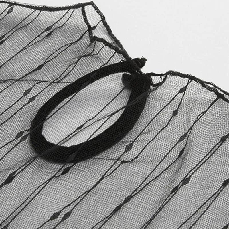 Mesh Patchwork Shirt