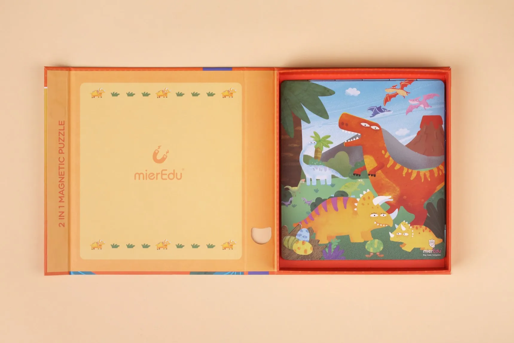 MierEdu | 2 in 1 Magnetic Puzzle | Dinosaurs