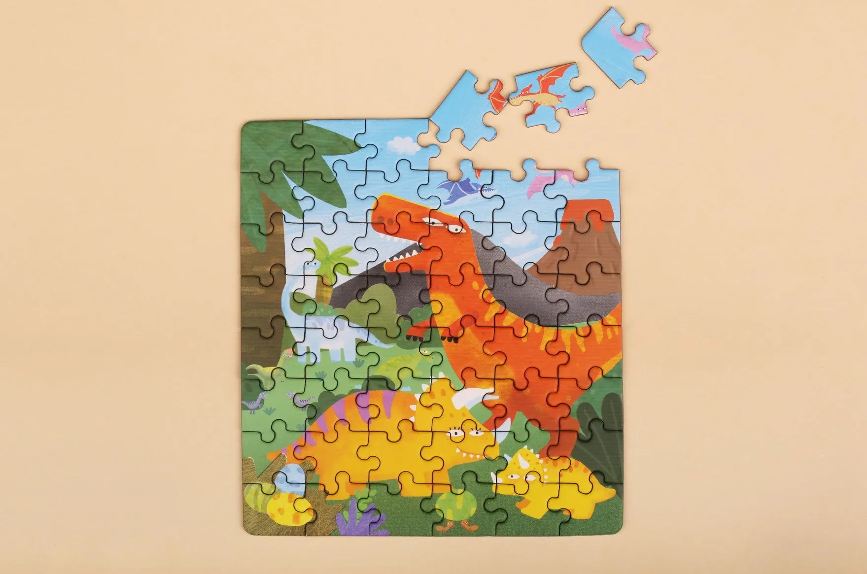 MierEdu | 2 in 1 Magnetic Puzzle | Dinosaurs
