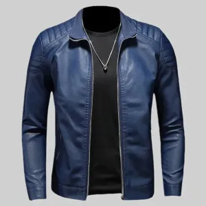 Milano Leather Windbreaker
