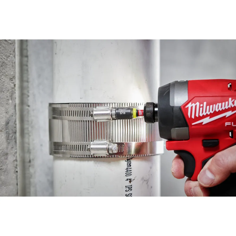 Milwaukee 49-66-4703 SHOCKWAVE Impact Duty 5/16" x 1-7/8" Magnetic Nut Driver - 10 bulk