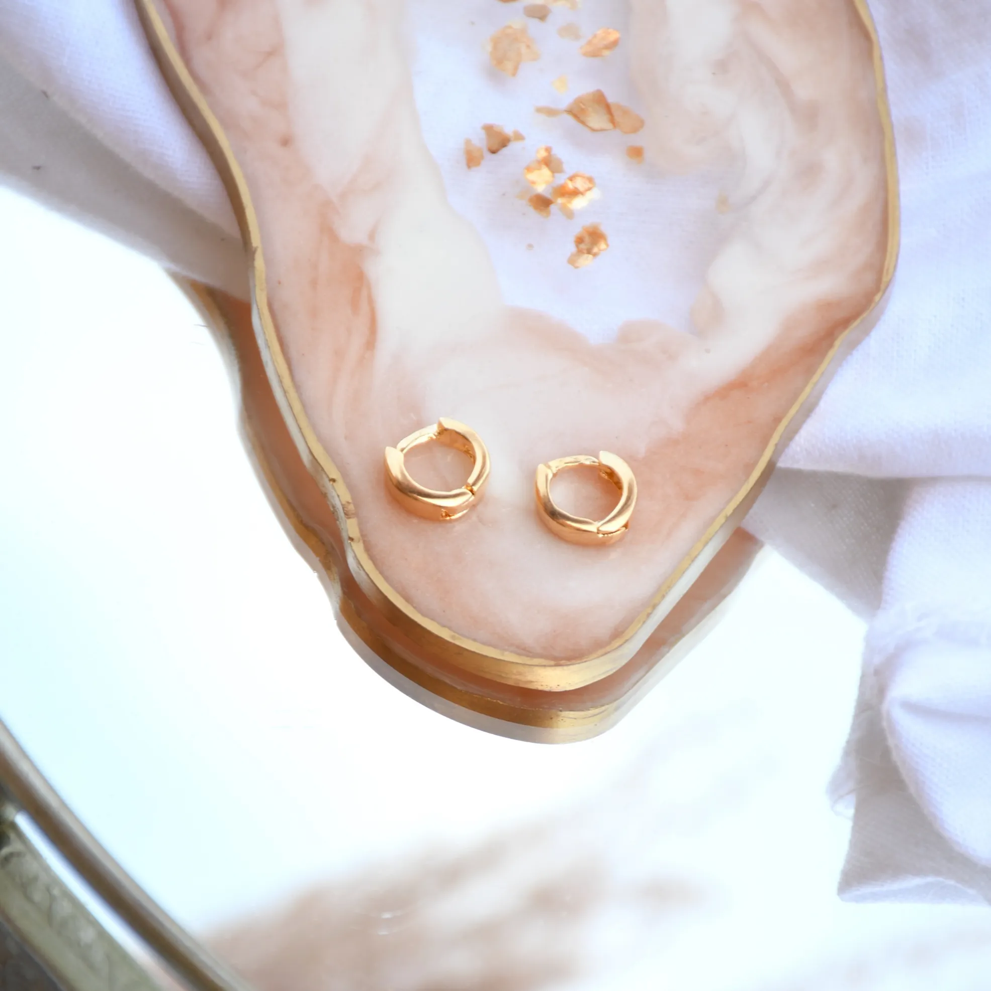 Mini Gold Huggies