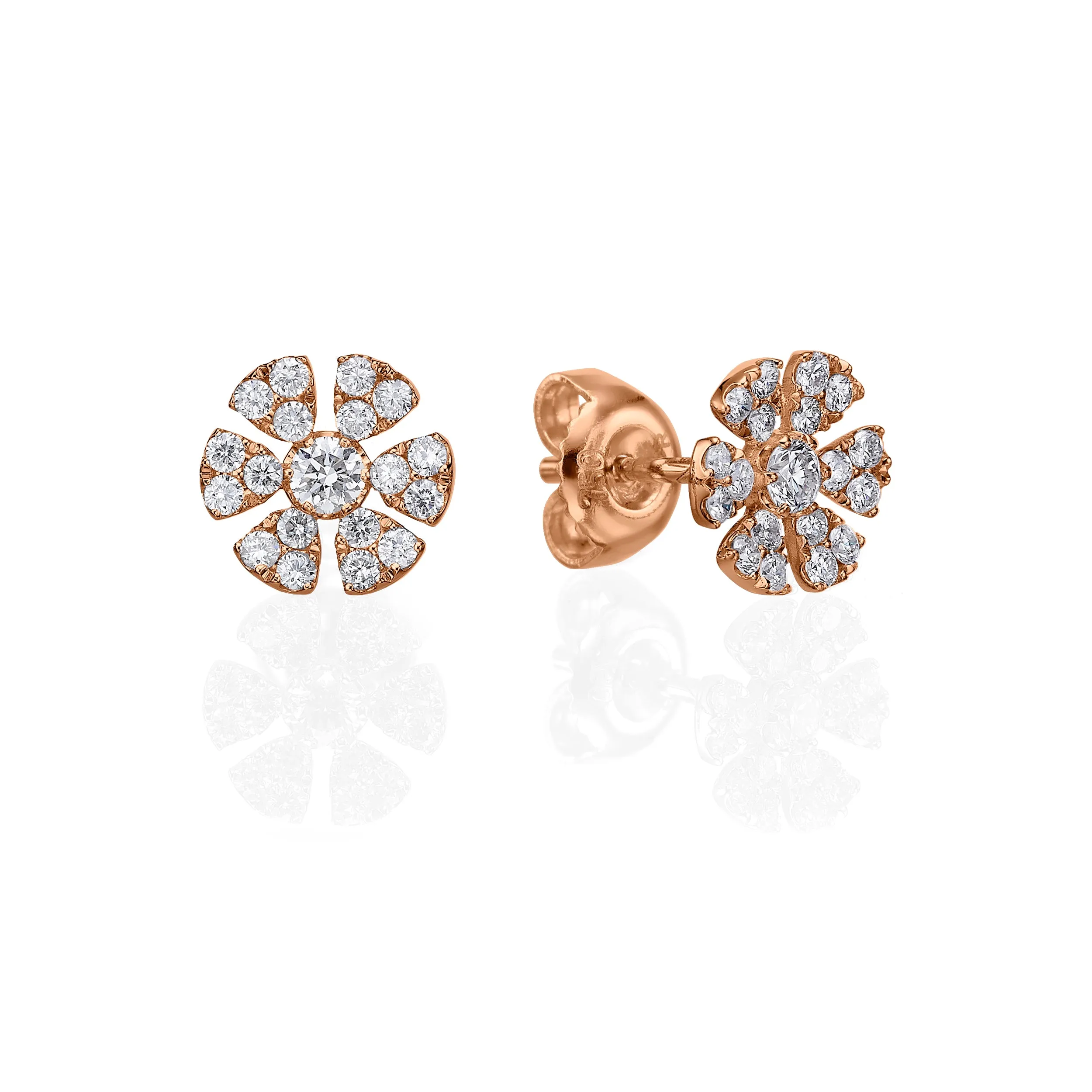 Minimalist Flower Stud Earrings