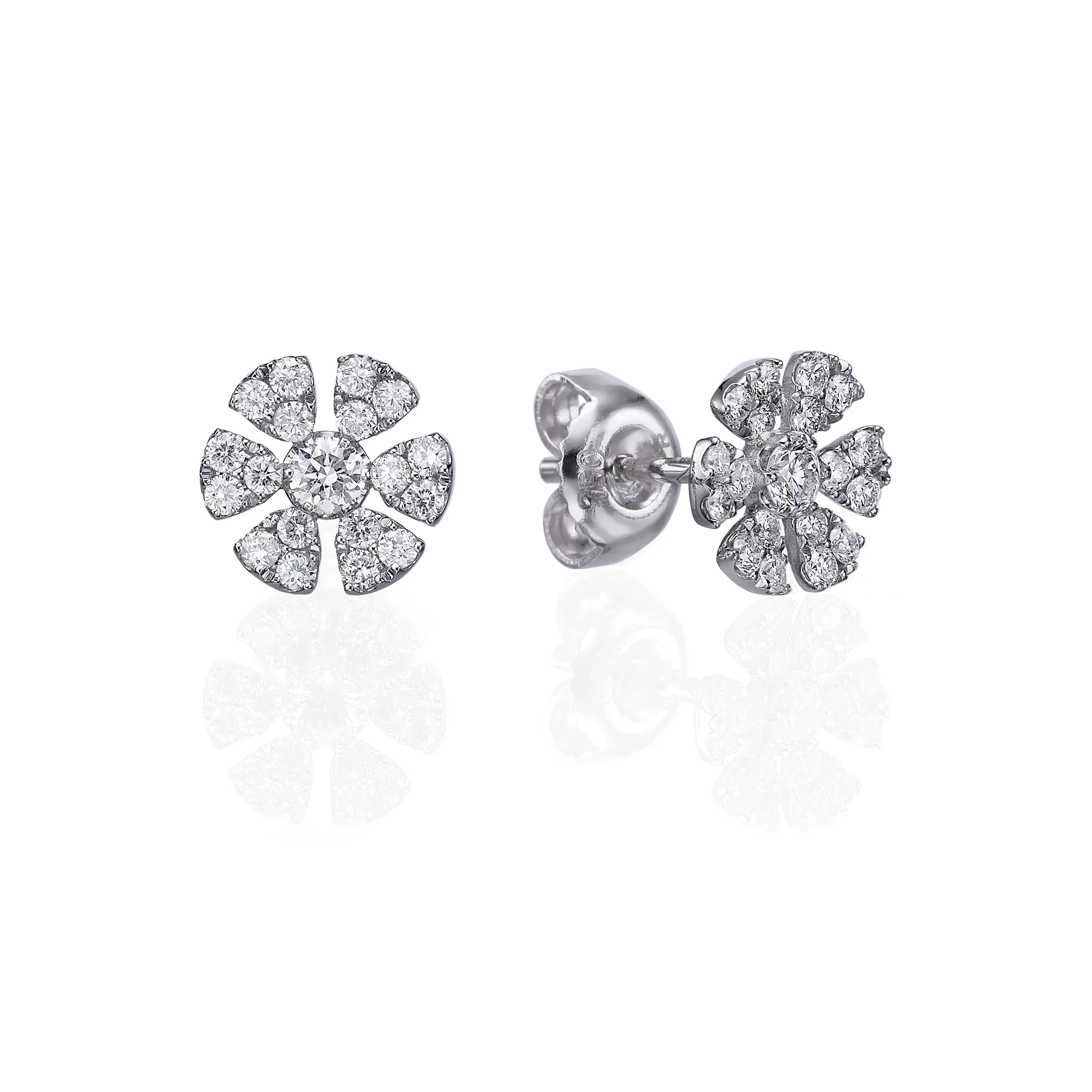 Minimalist Flower Stud Earrings