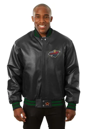 Minnesota Wild Full Leather Jacket