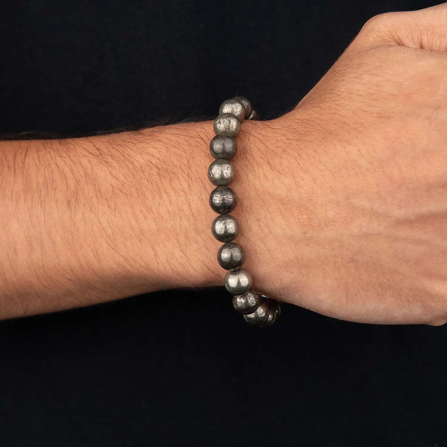 Money Magnet Pyrite Natural Stone Bracelet