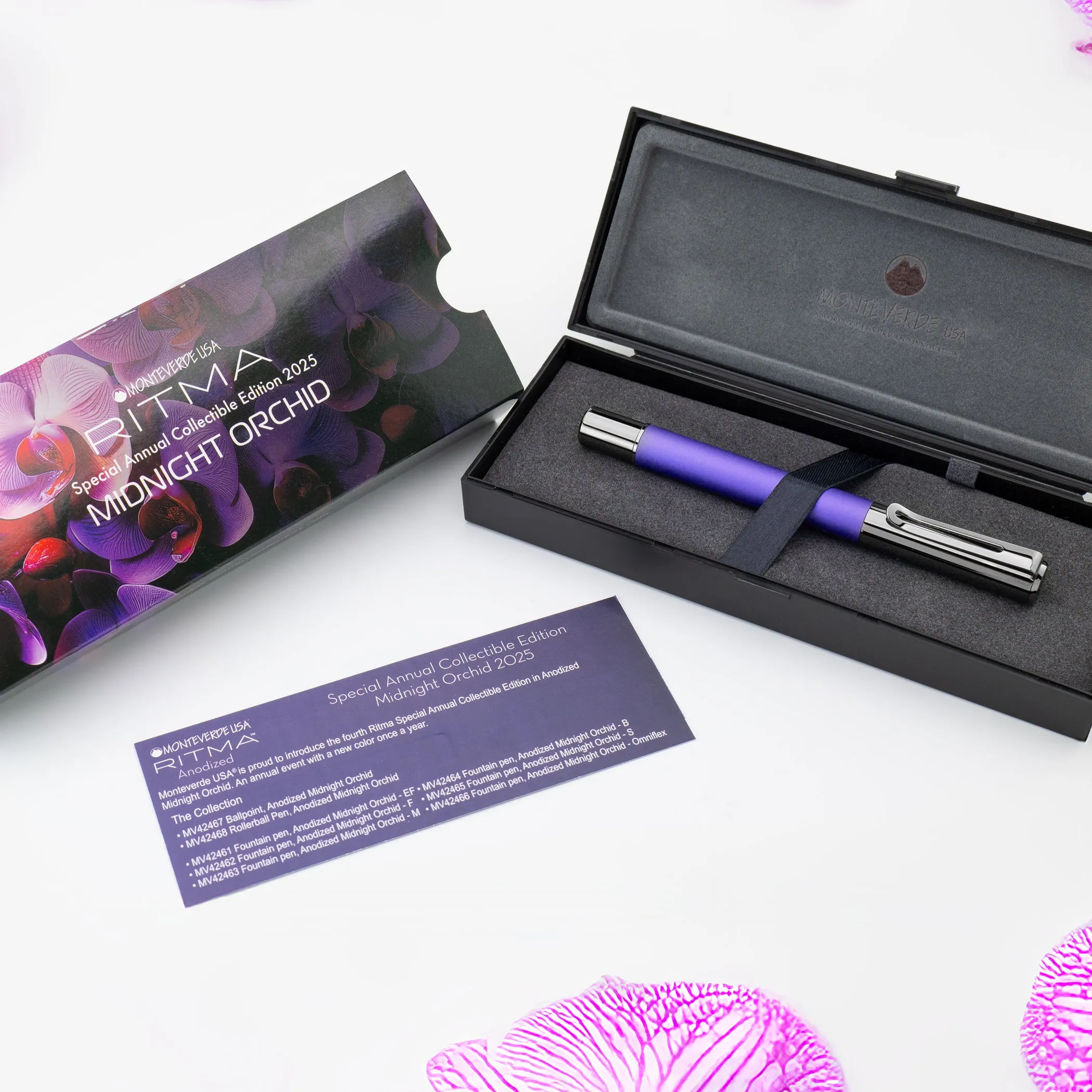 Monteverde Ritma 2025 Special Edition Rollerball Pen - Midnight Orchid