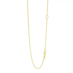 Mountz Collection 16"-18" Diamond-Cut Cable Chain in 14K Yellow Gold