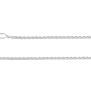 Mountz Collection 18-20" Adjustable Cable Chain in Sterling Silver