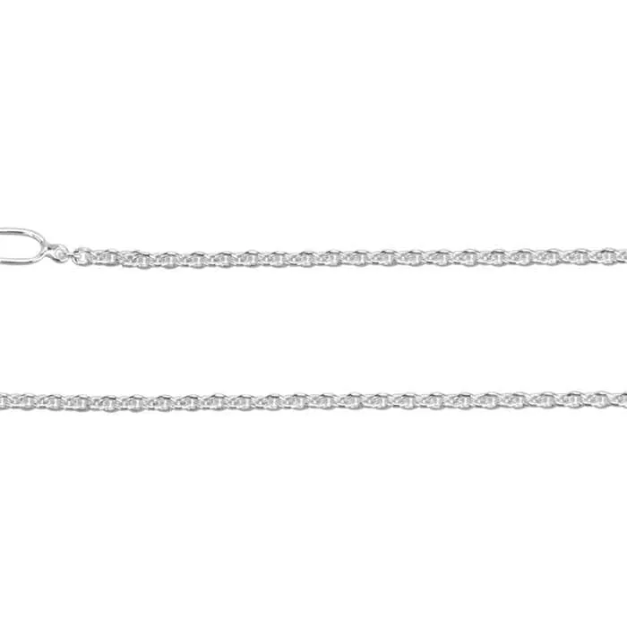 Mountz Collection 18-20" Adjustable Cable Chain in Sterling Silver