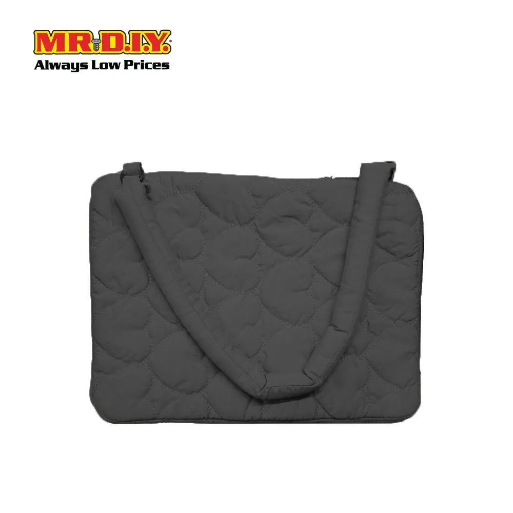 (MR.DIY) Heart Briefcase Office Laptop bag  - BLACK - Color Series