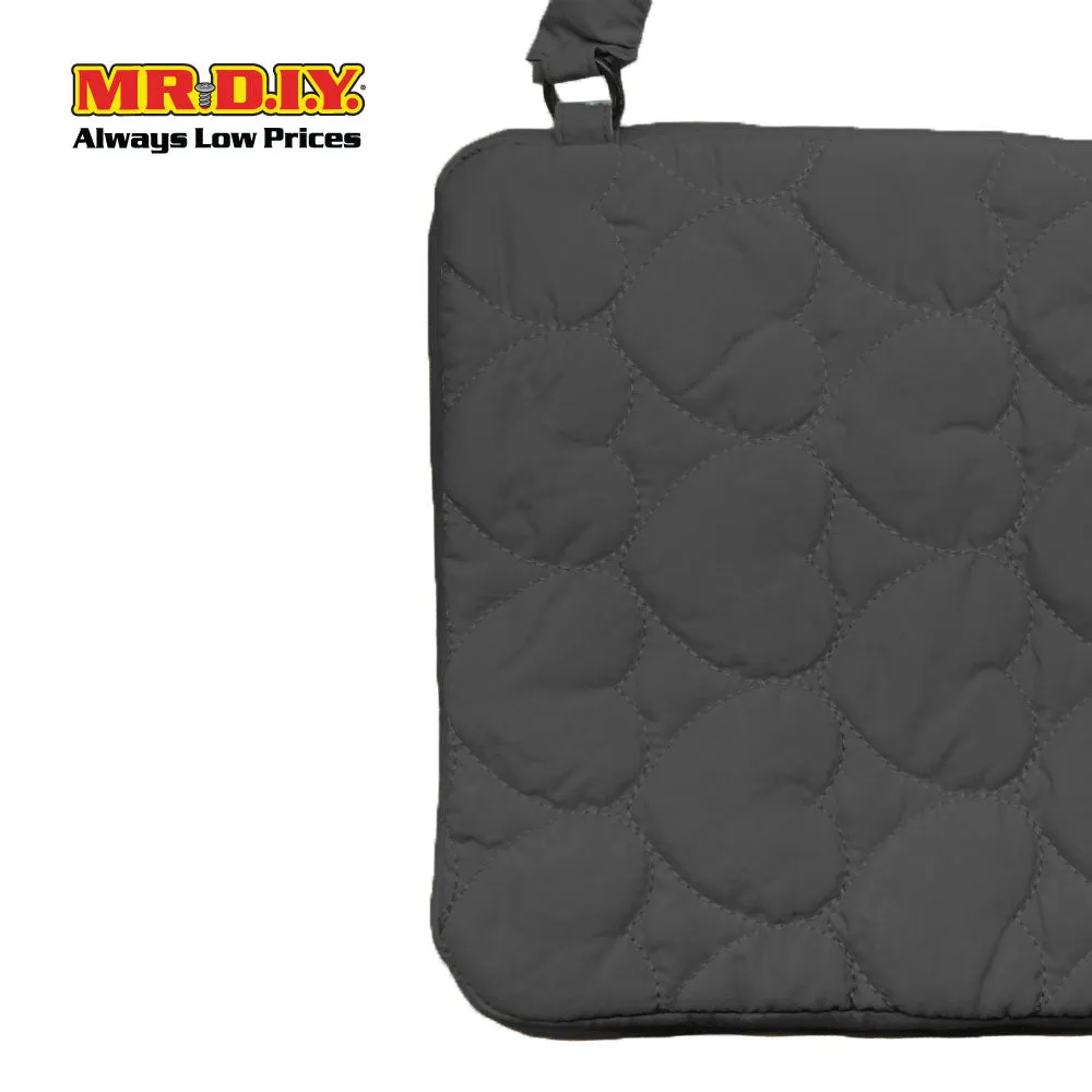 (MR.DIY) Heart Briefcase Office Laptop bag  - BLACK - Color Series