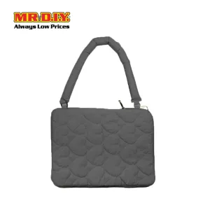 (MR.DIY) Heart Briefcase Office Laptop bag  - BLACK - Color Series