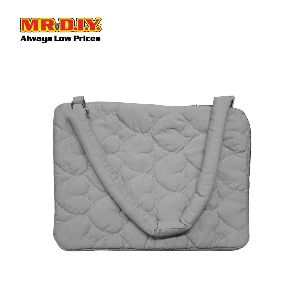 (MR.DIY) Heart Briefcase Office Laptop bag  - GREY - Color Series