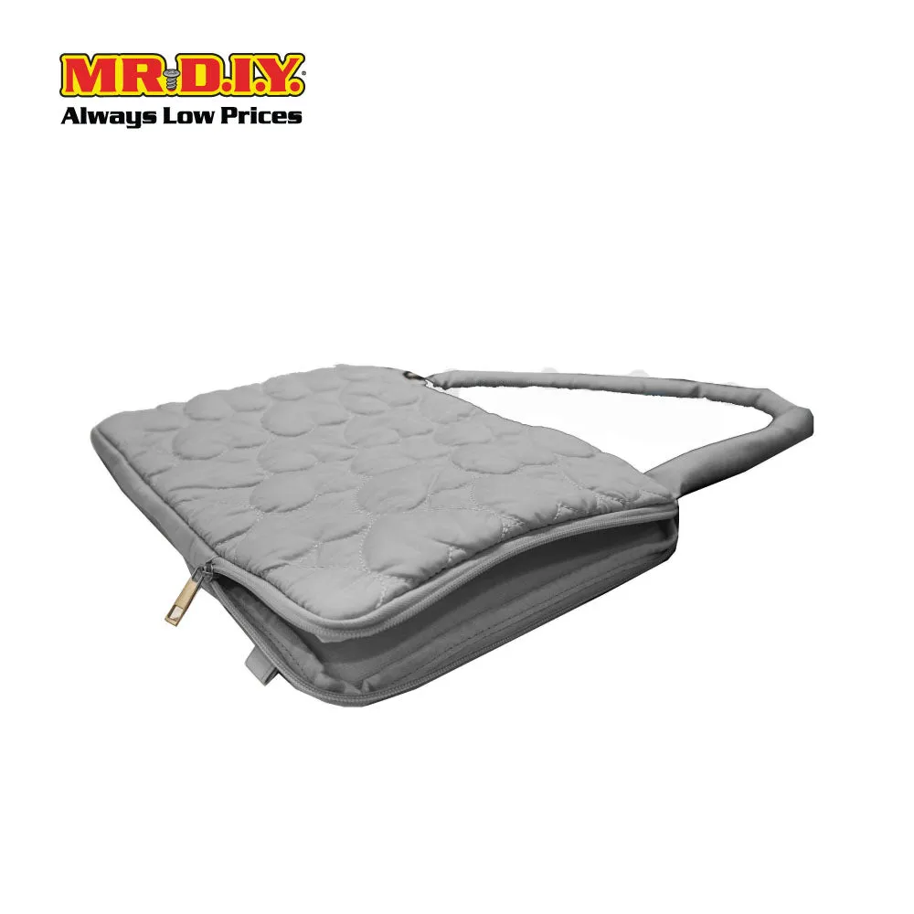 (MR.DIY) Heart Briefcase Office Laptop bag  - GREY - Color Series