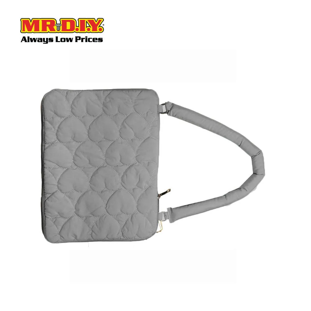 (MR.DIY) Heart Briefcase Office Laptop bag  - GREY - Color Series