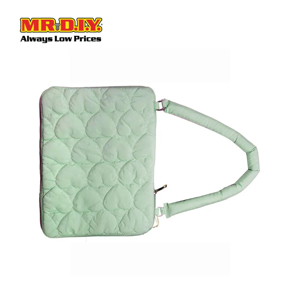 (MR.DIY) Heart Briefcase Office Laptop bag  - LIGHT GREEN - Color Series
