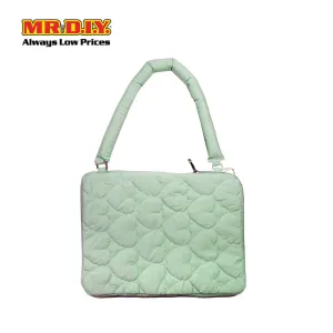 (MR.DIY) Heart Briefcase Office Laptop bag  - LIGHT GREEN - Color Series