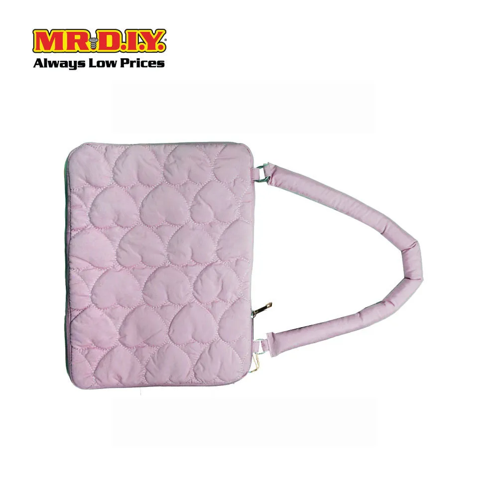 (MR.DIY) Heart Briefcase Office Laptop bag  - LIGHT PINK - Color Series
