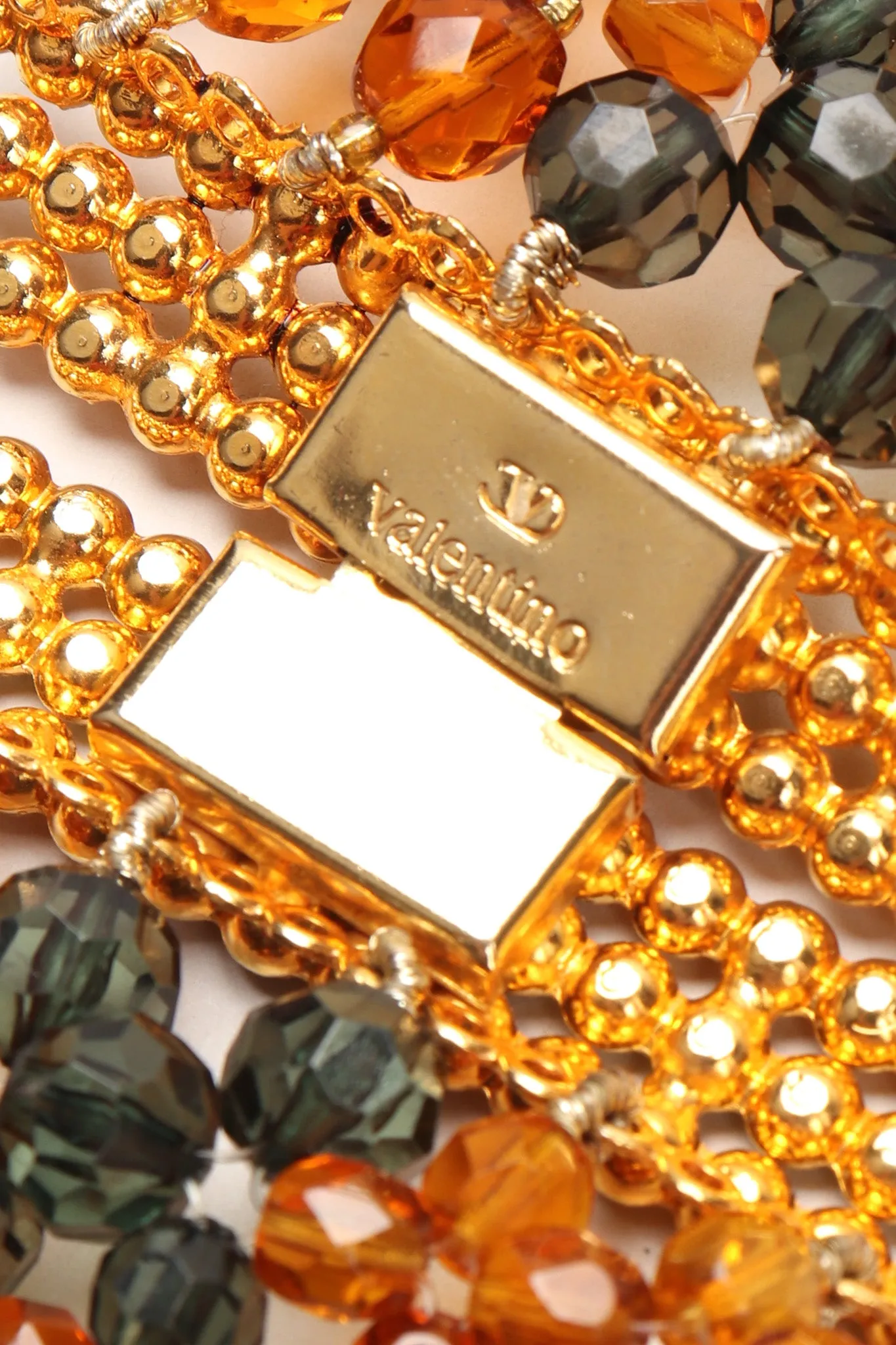 Multi-Strand Beaded Collar Necklace