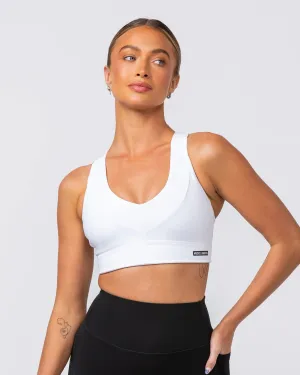 Muscle Nation | Scope Bra - White