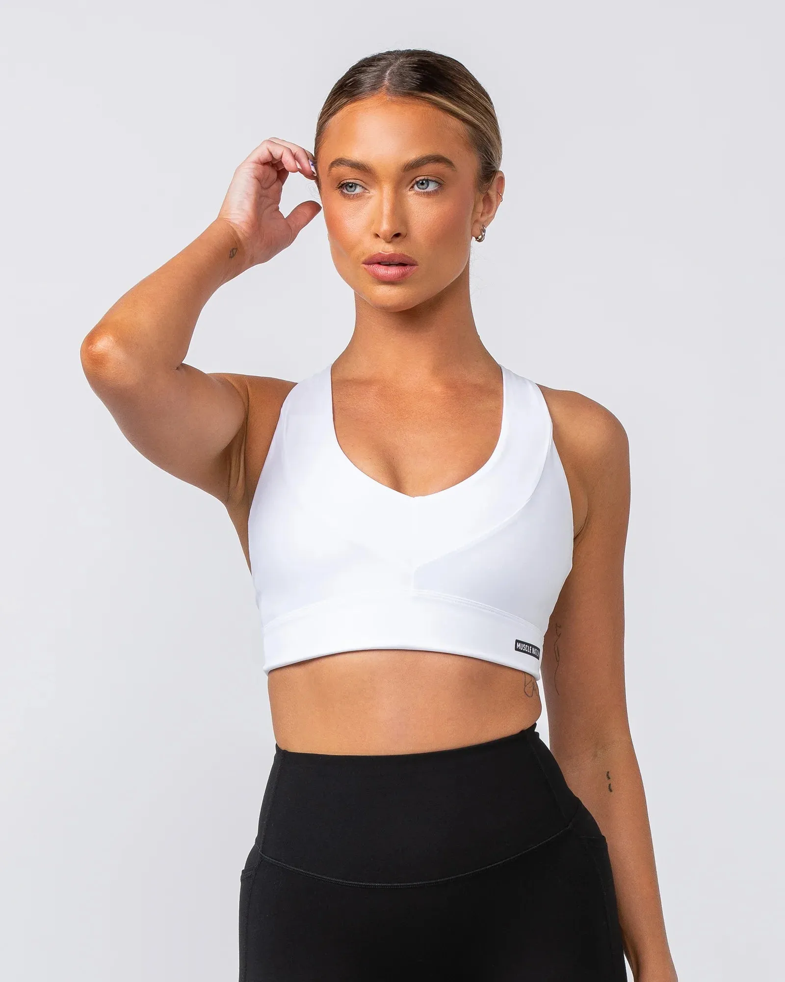 Muscle Nation | Scope Bra - White