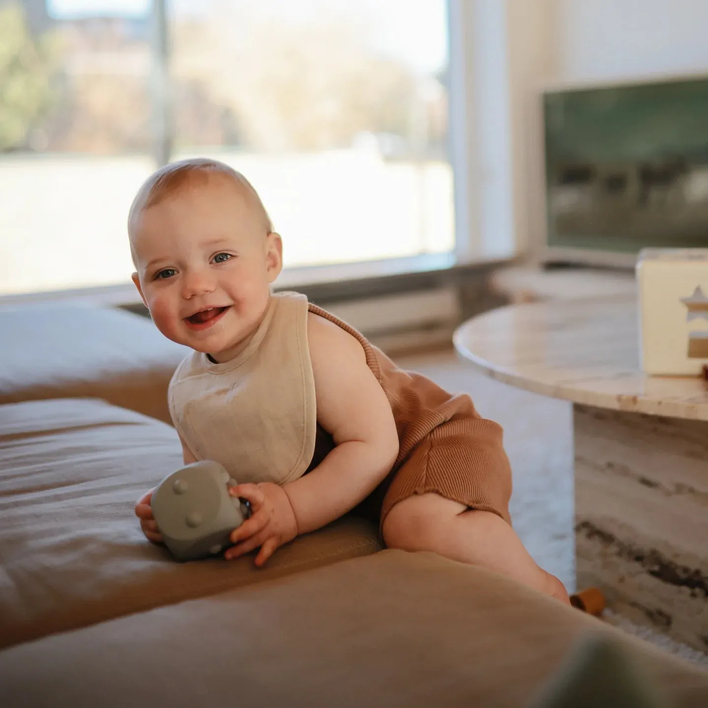 Muslin Bib 2-Pack (Roman Green/Fog)