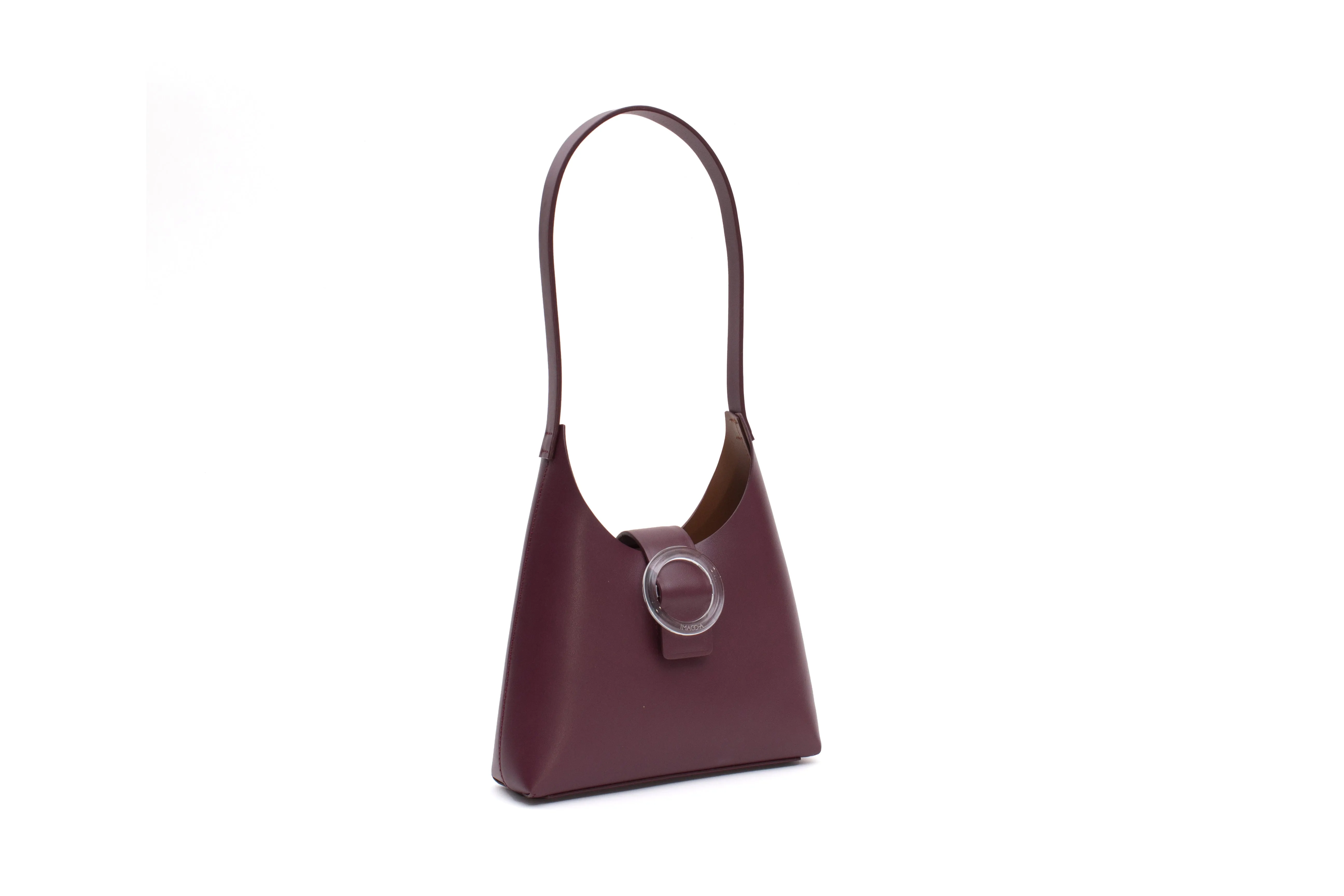 Nº44 Lucite Buckle Mini - Bordeaux