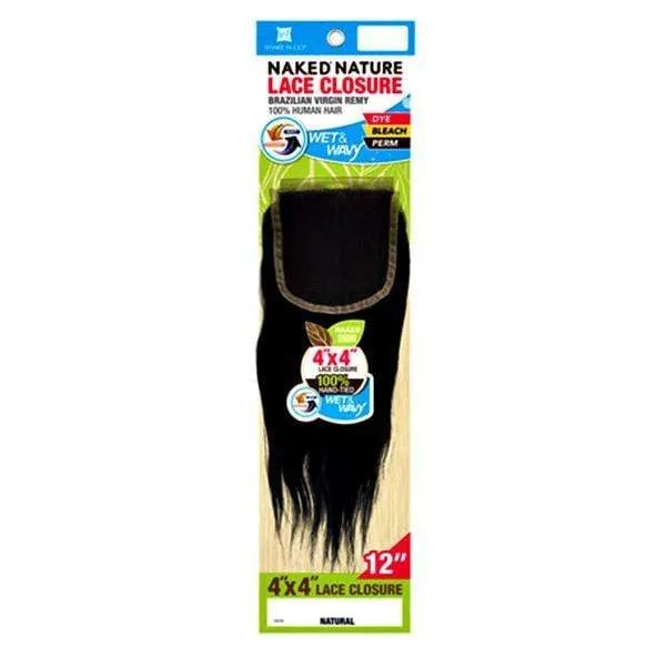 Naked Unprocessed Brazilian Lace Closure - BOHEMIAN CURL