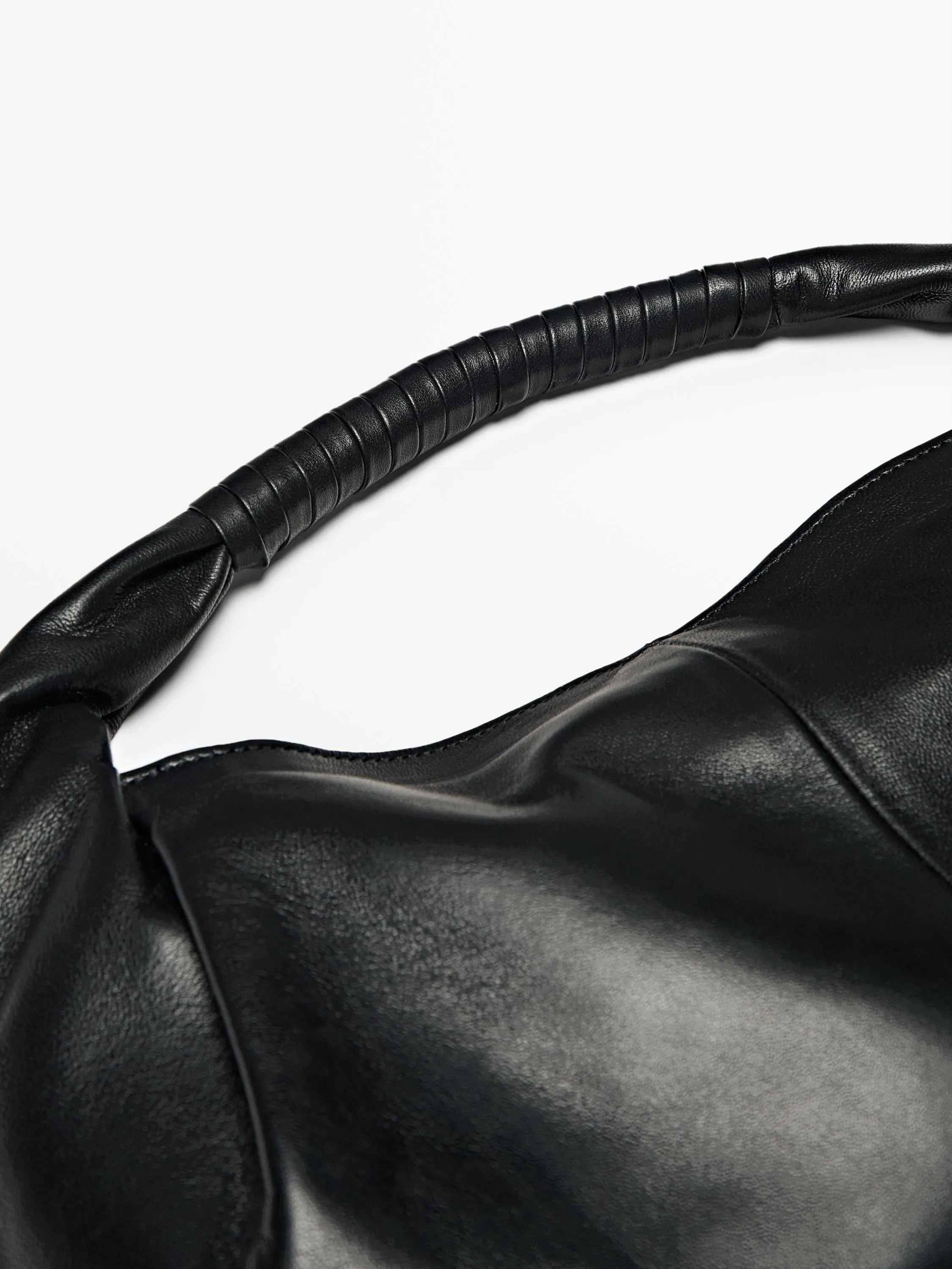 Nappa leather handbag