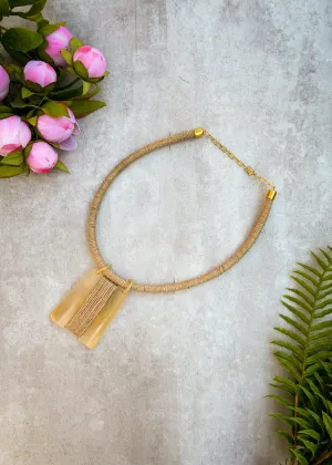 Natasha Necklace in Latte