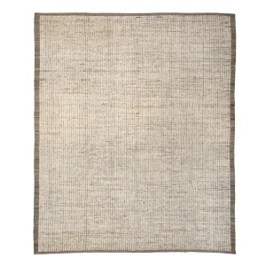 Natural Zameen Transitional Wool Rug - 8'11" x 10'1"