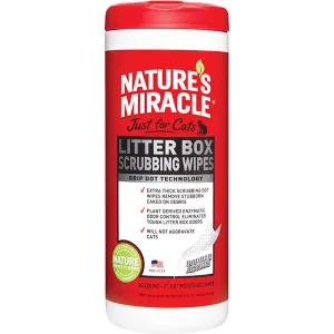 Nature's Miracle Litter Box Scrubbing Wipes