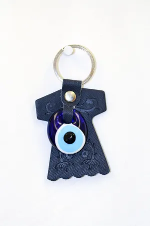 Navy Blue Turkish Evil Eye Key chain
