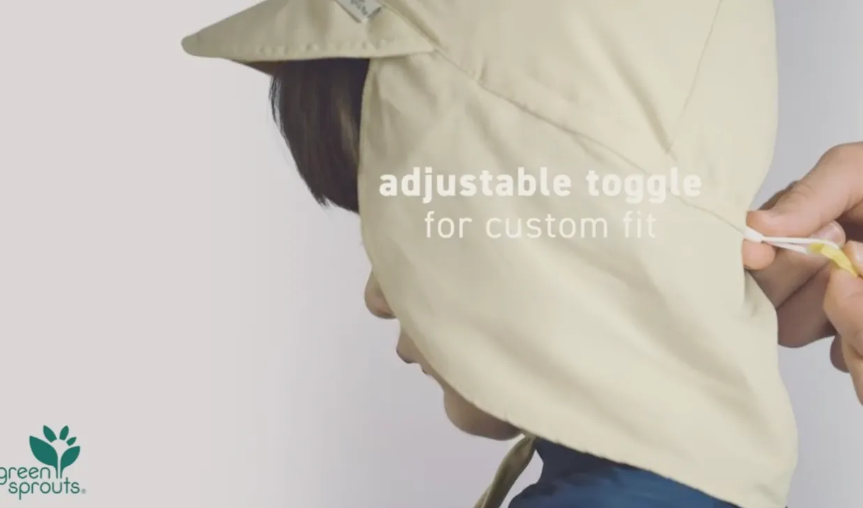 New Flap sun Protection hat (white)
