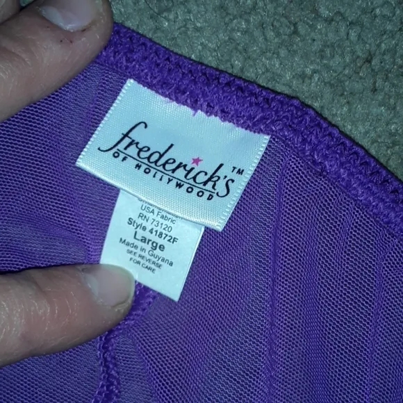 🪻NEW🪻 Fredericks of Hollywood Purple Bustier Large