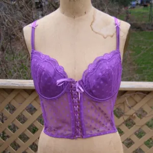 🪻NEW🪻 Fredericks of Hollywood Purple Bustier Large