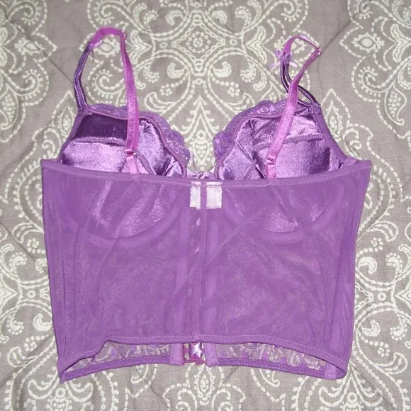 🪻NEW🪻 Fredericks of Hollywood Purple Bustier Large