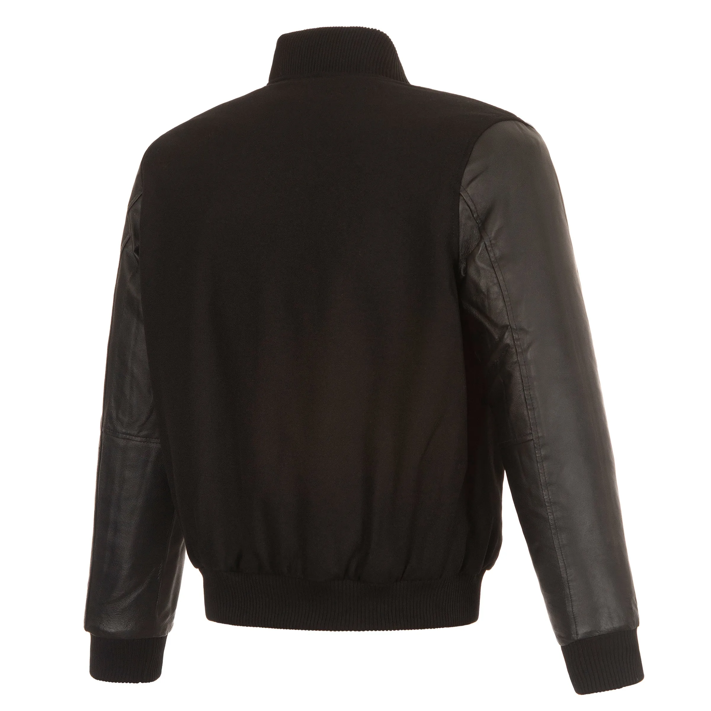 New York Jets Reversible Wool and Leather Jacket