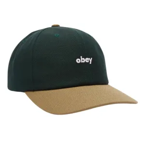 Obey 2 Tone 6 Panel Snapback - Spruce Multi