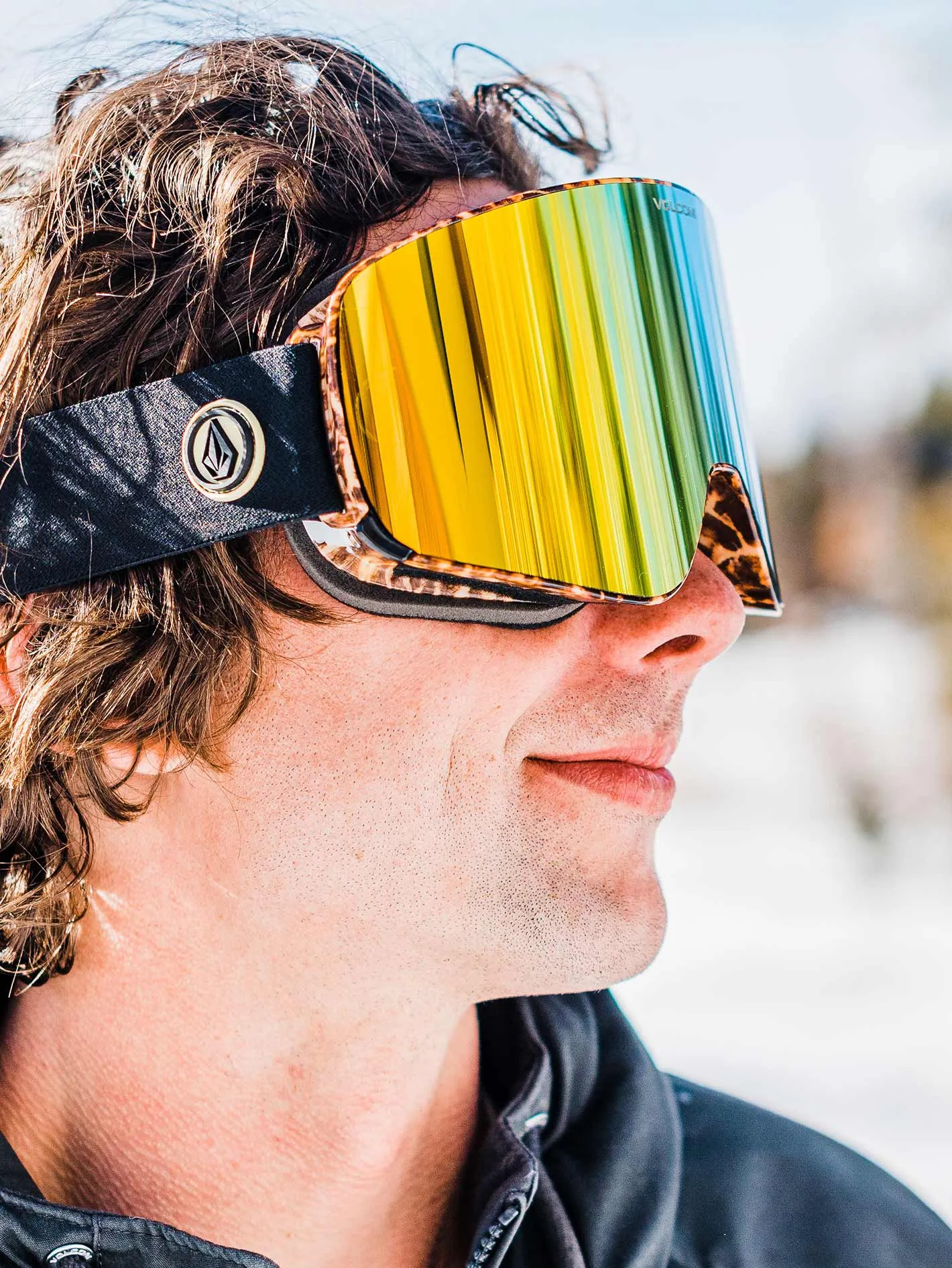 Odyssey Giraffe/Black Goggle (  Bonus Lens) - Gold Chrome