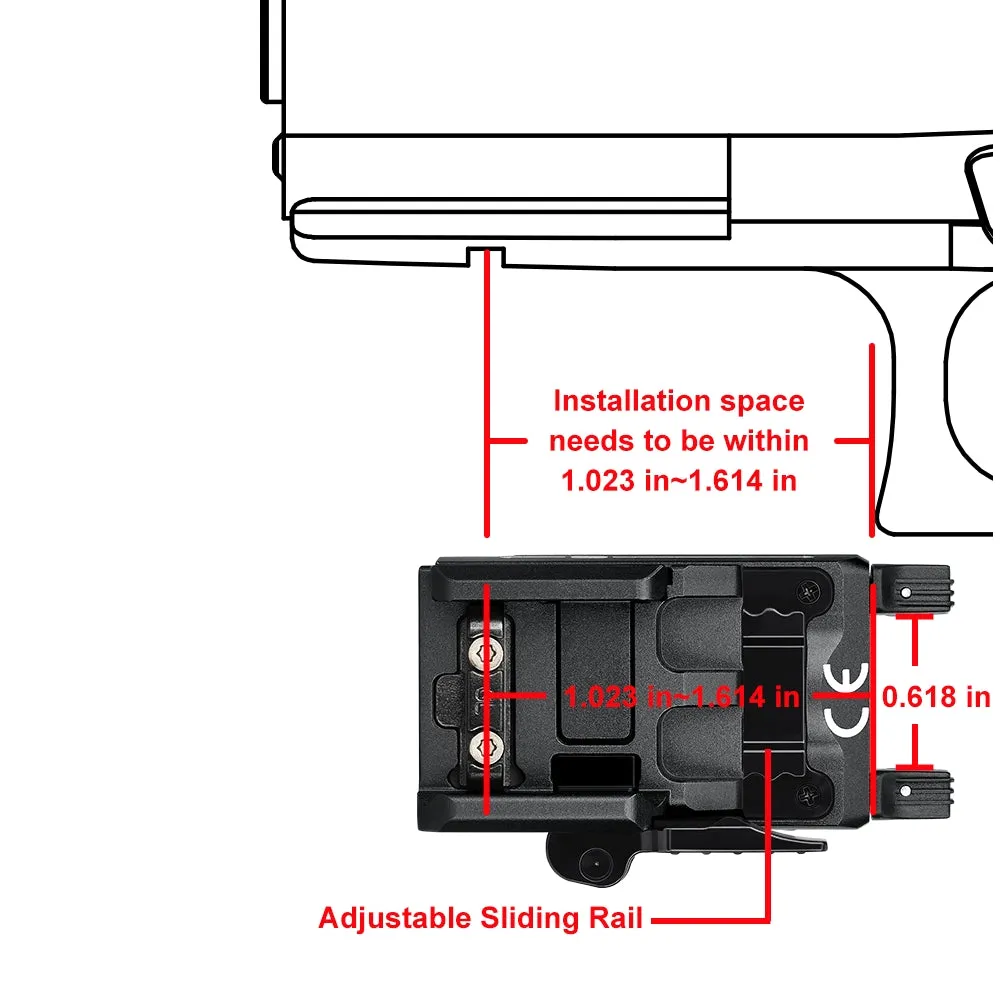 OLIGHT Pistol Flashlight Valkyrie PL-Mini 2 600 lm - Tan
